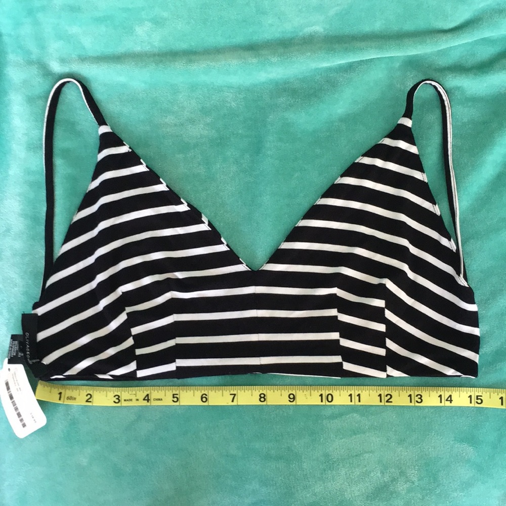 Olivaceous Striped Cami Bra Top - Picture 5 of 7